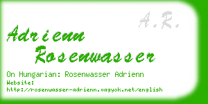 adrienn rosenwasser business card